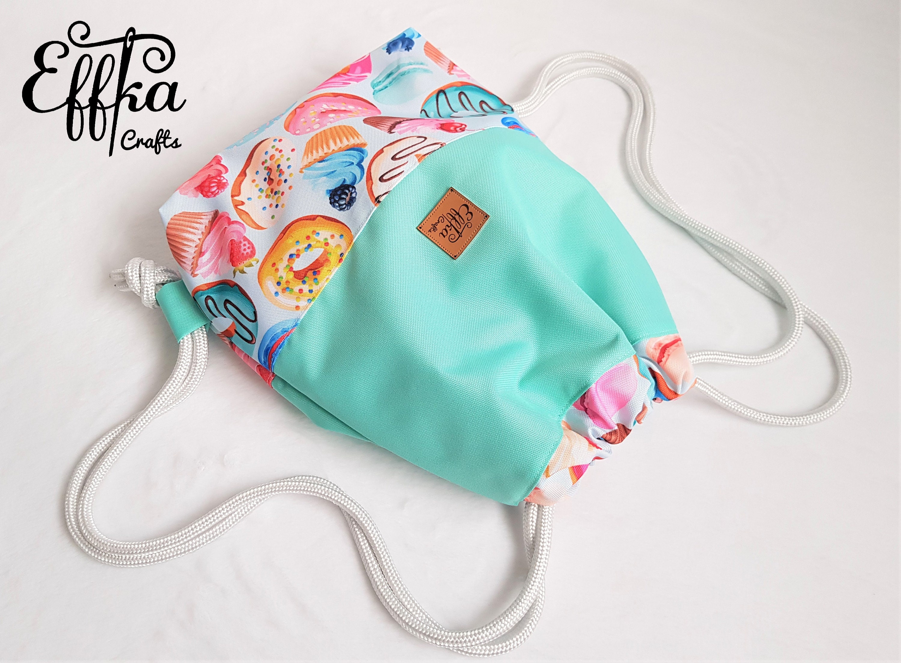 Kids Drawstring Bag nursery Bag School Bag Gift for Etsy UK