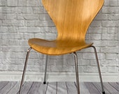 Series 7 3107 Chair, wood Arne Jacobsen Fritz Hansen