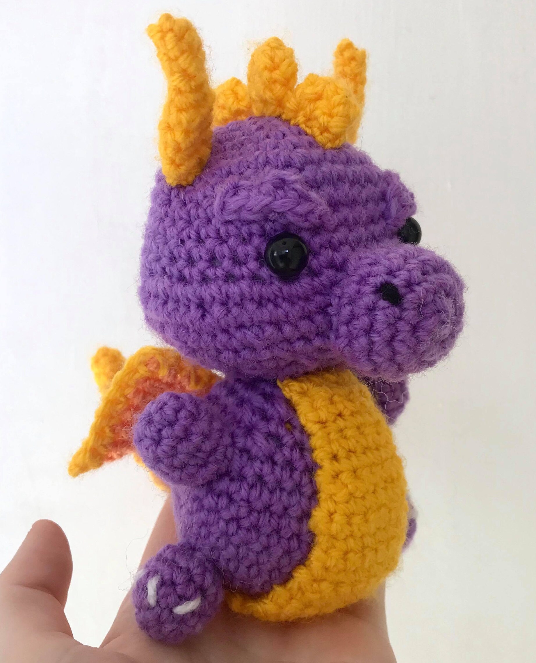 Spyro the Dragon Amigurumi Crochet Pattern PDF Etsy
