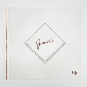Junior’s Beverage Napkin Needlepoint Canvas