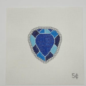 Heart of the Ocean Needlepoint Canvas