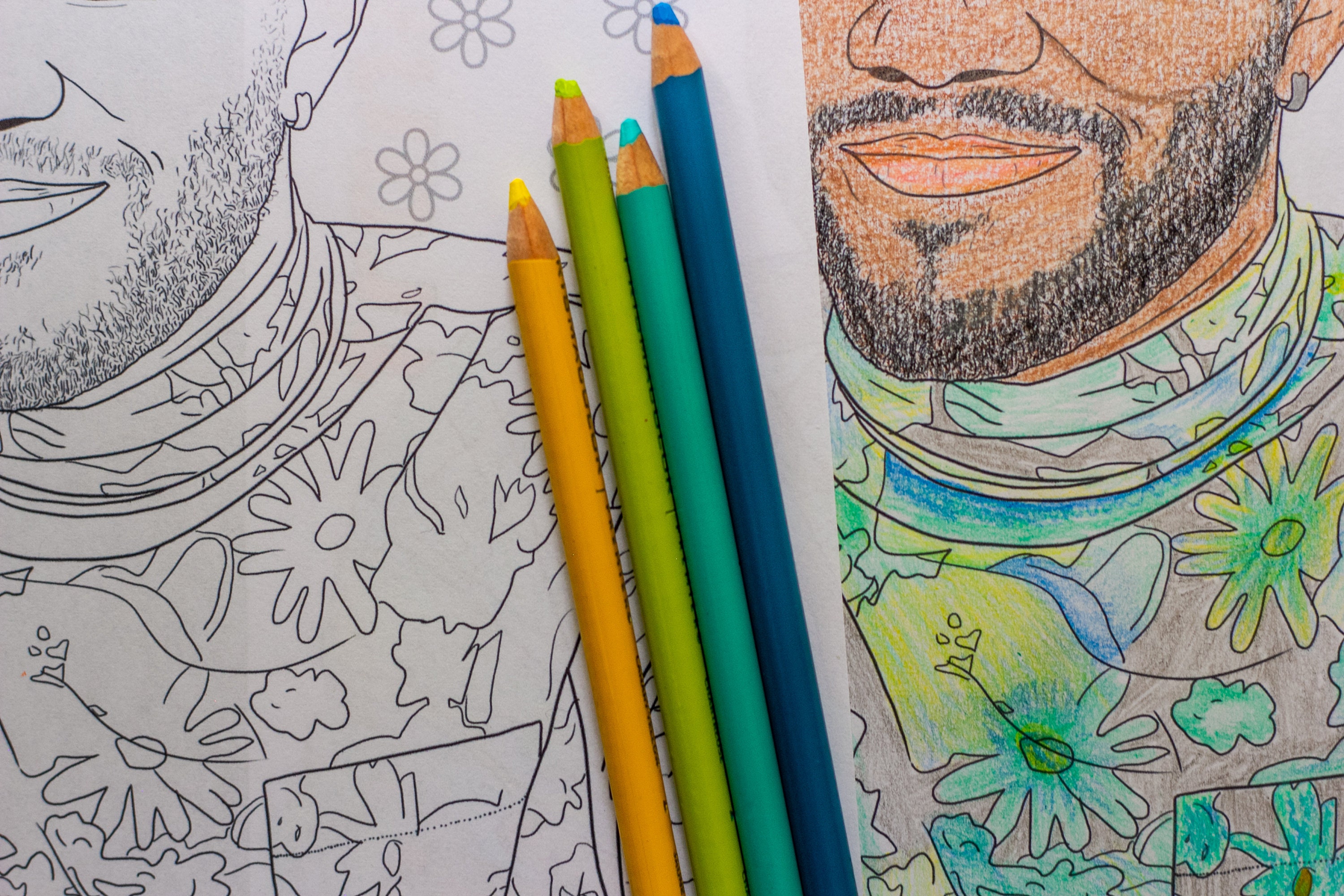 FRANK OCEAN - Printable Adult Coloring Page (digital Download) - Etsy