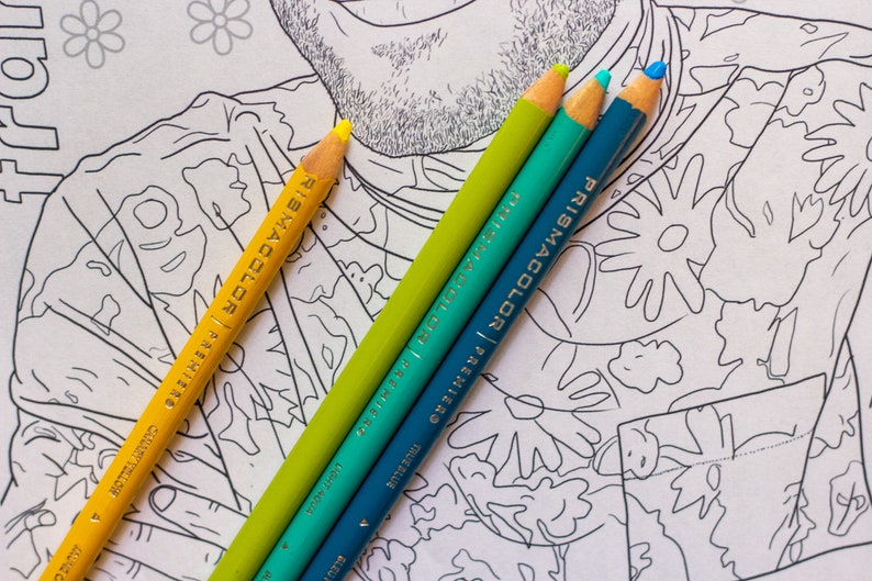 Frank Ocean Printable Adult Coloring Page