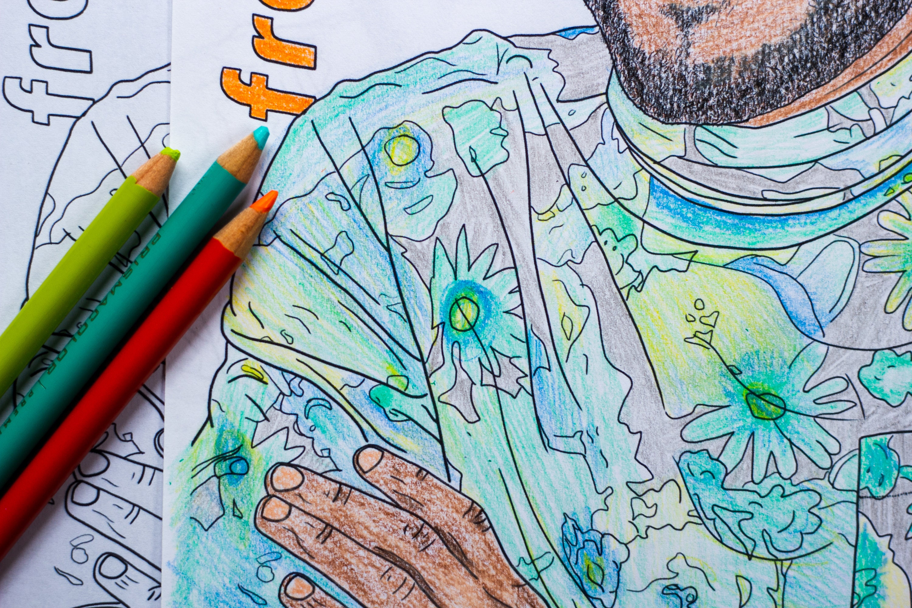 FRANK OCEAN - Printable Adult Coloring Page (digital Download) - Etsy