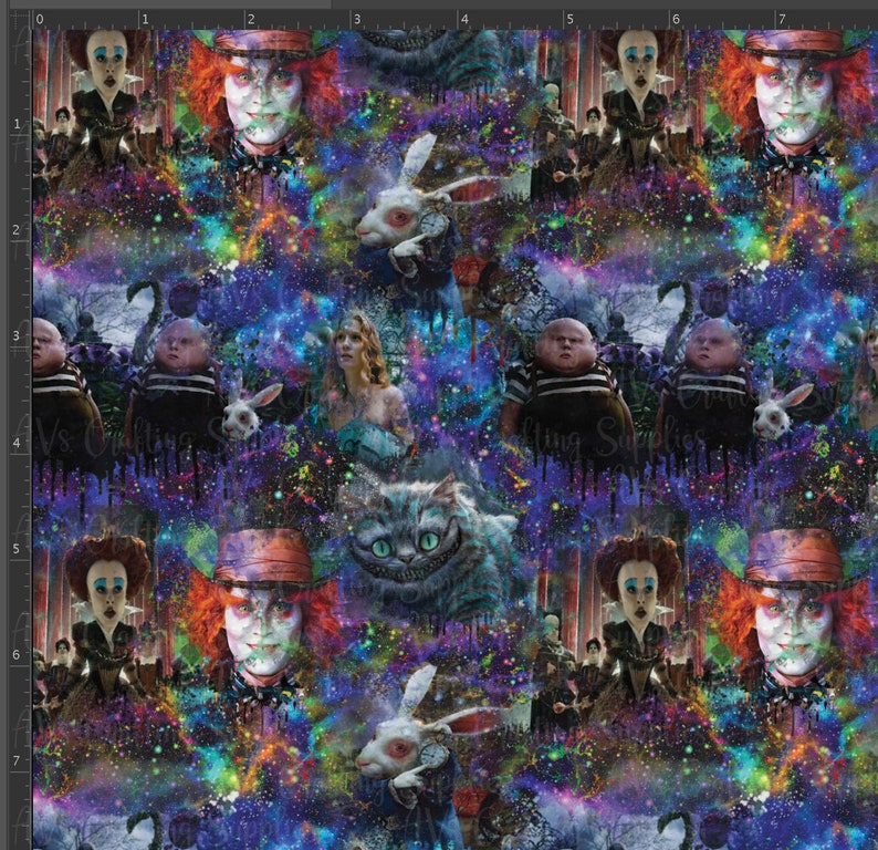 Halloween Set Printed Marine Fabric Vinyl