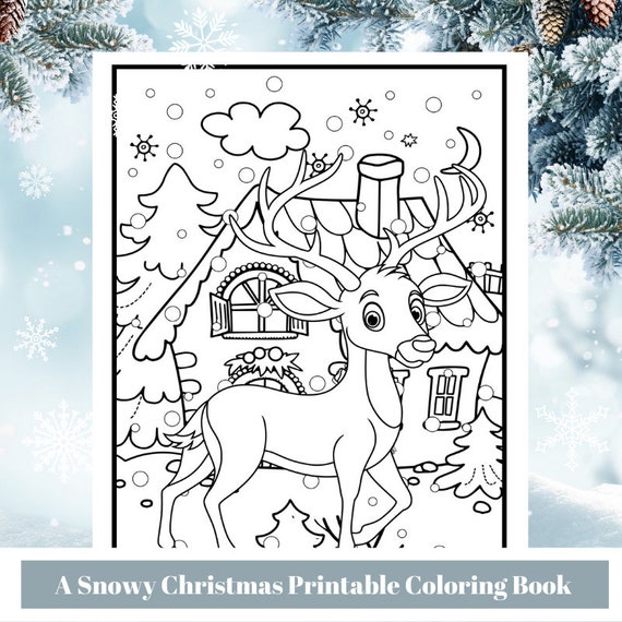 Christmas Coloring Books for Kids Ages 4-8: Snow Town Ultimate christmas  coloring book, variety pages, activity book for kids, christmas coloring  book (Paperback)