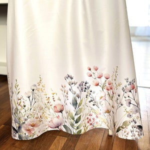 exclusive 100% cotton percale/high quality cotton fabric/watercolor border/floral fabric/gown fabric/floral border/skirt fabric/ 1/2 yard