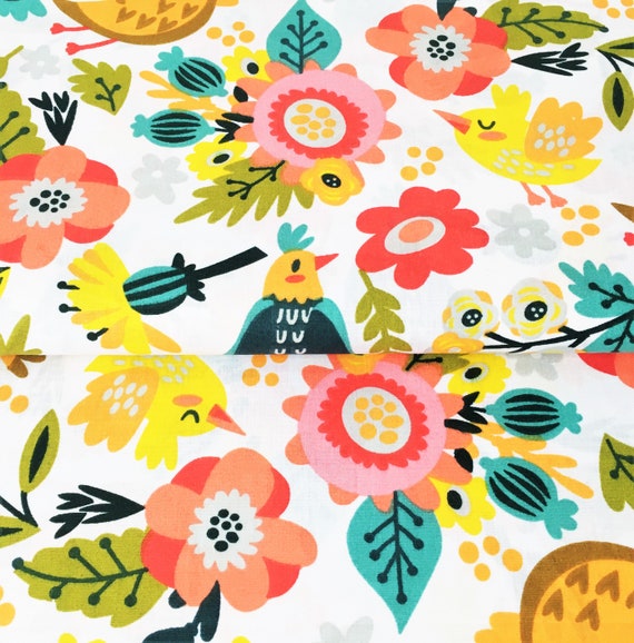 Premium 100 Cotton Fabric/extra Wide Cotton Fabric/floral Etsy