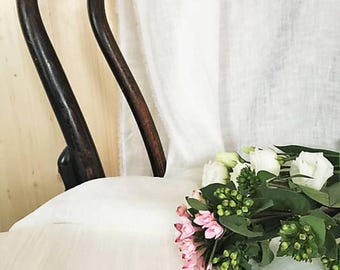 premium 100% linen fabric/solid linen fabric/natural linen/pure linen/prewashed/unicolor/thin/veil/curtain/wedding/price per 1/2 yard