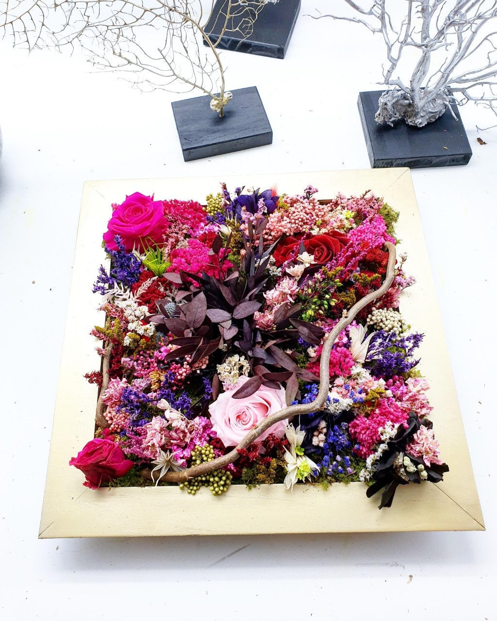 Tableau Végétal Stabilisé Flowers