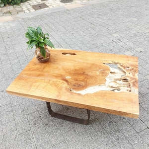 Teak coffee table