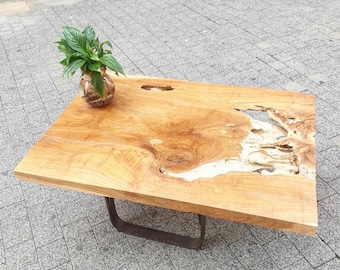 Teakhouten salontafel