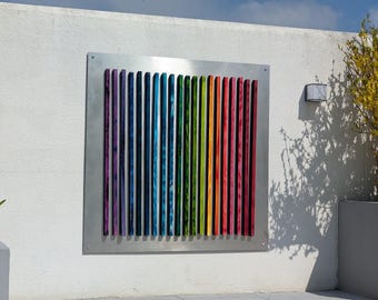 Stainless Steel Bayadère Painting