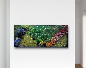 Stabilized Plant Art Print, Pantone Strass