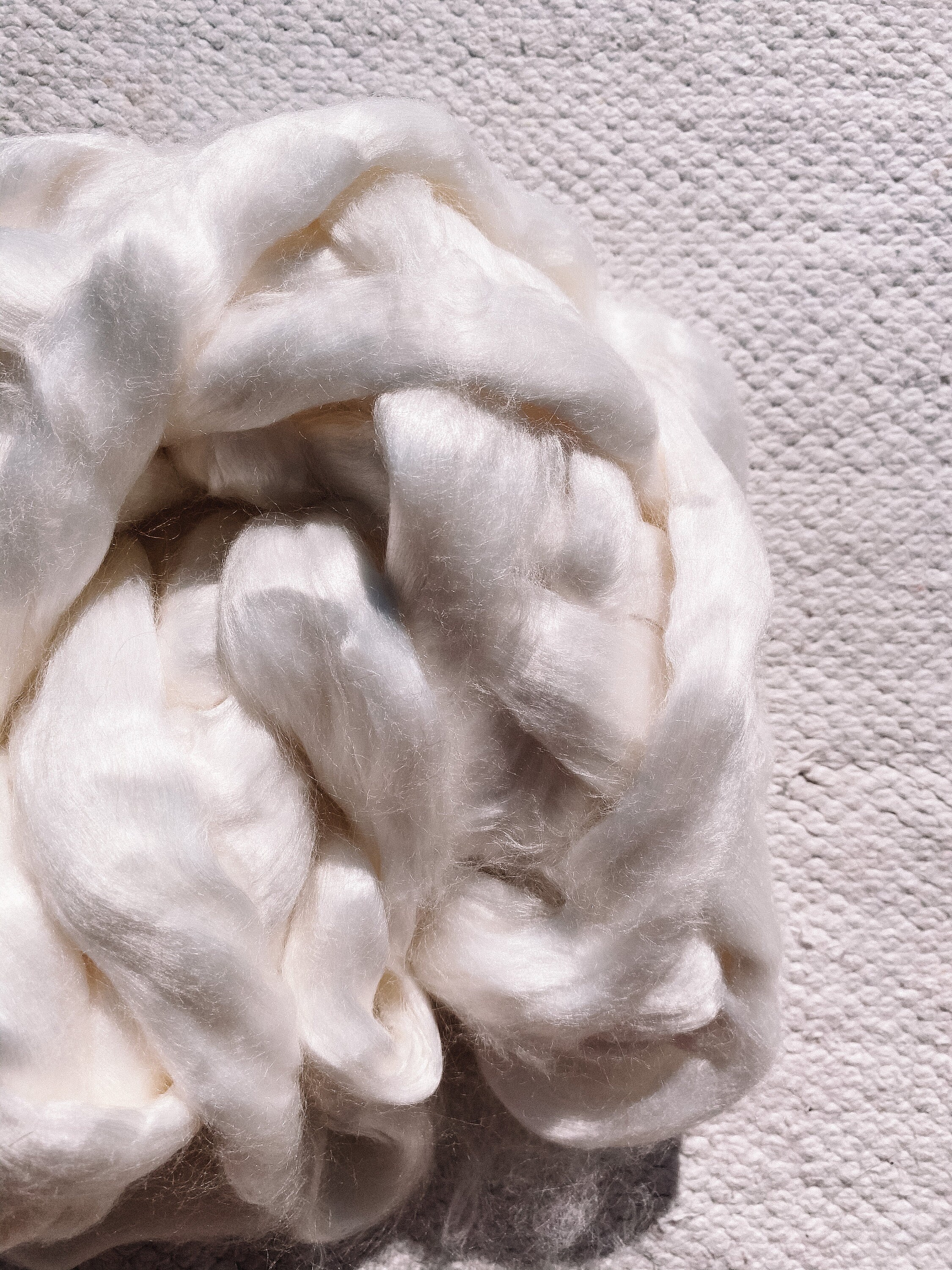 Snow Silky Viscose Spinning Fiber 1oz Etsy UK