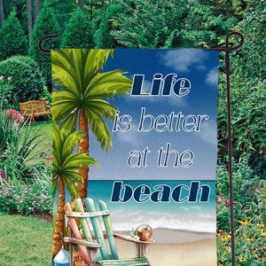 Beach Life Flag - Digital Design for Sublimation