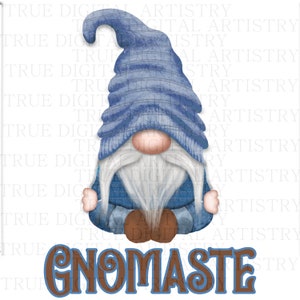 Yoga Gnome - Digital Design for Sublimation