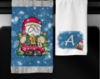 Santa Towel Set- Digital Design for Sublimation