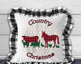 Country Christmas Set- Digital Design for Sublimation