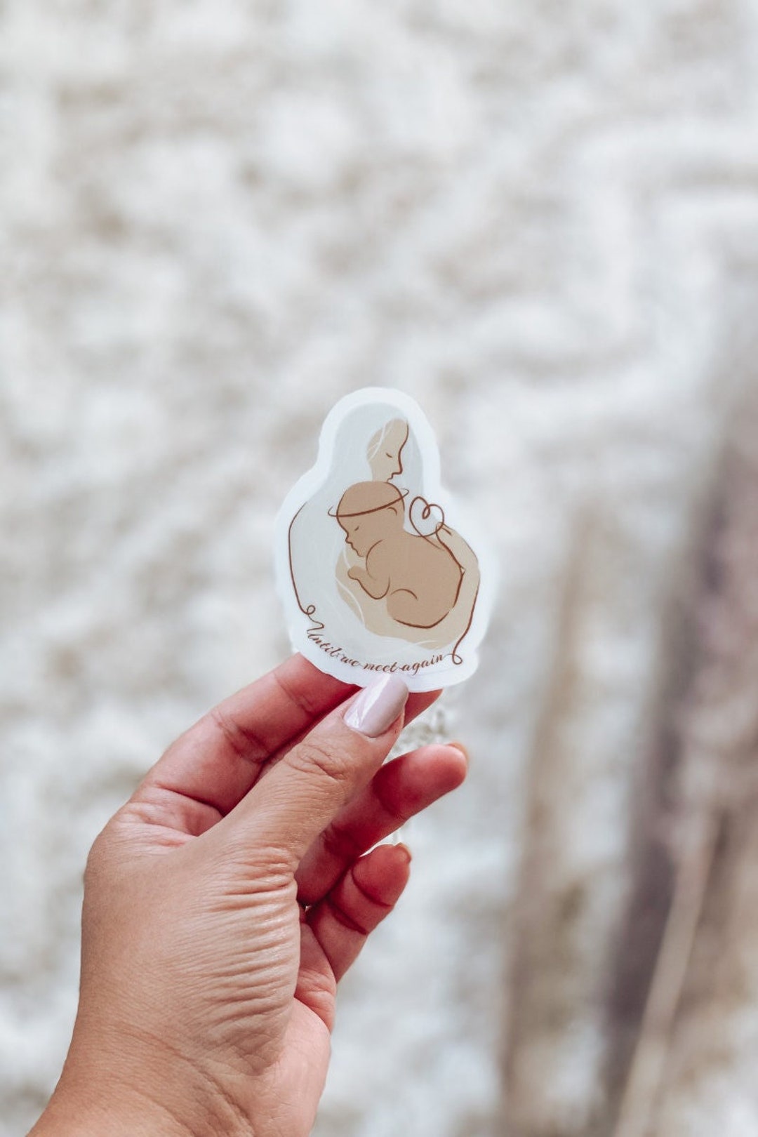 Baby Loss Sticker, Until We Meet Again Die Cut Vinyl Sticker, Mom