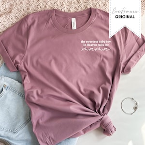 Sweetest Girl in Heaven, first mother&#39;s day of an angel, baby infant loss shirt, Condolence Gift Child Loss, Miscarriage Gift, angel mama