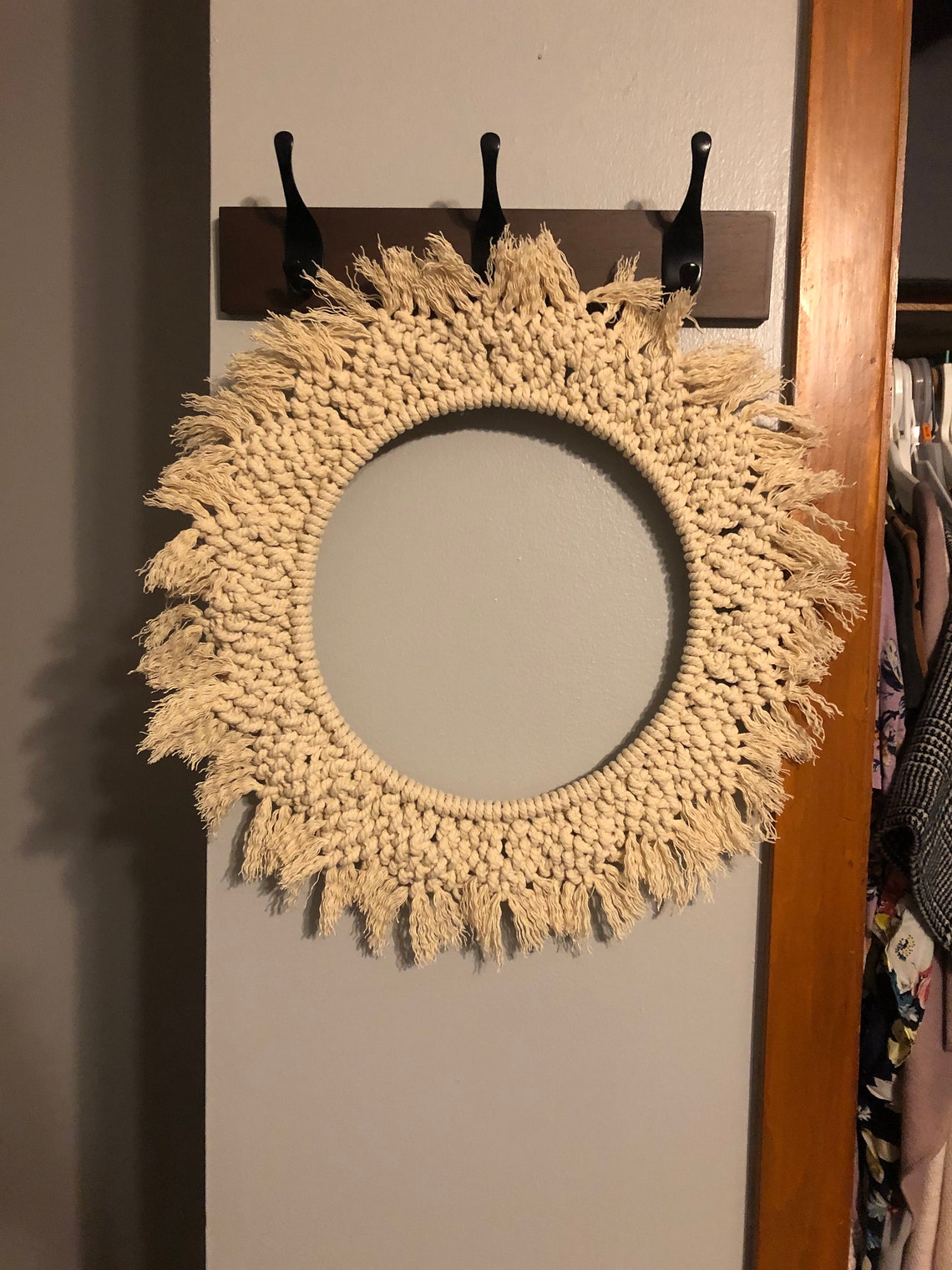 Circle Macrame Wall Hanging Etsy