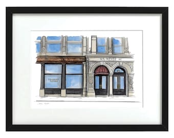 Gramercy Gasthaus - NYC Storefronts - Aquarell Druck