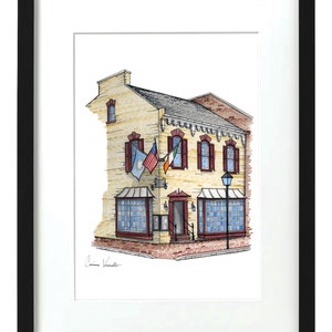 Il Porto - Old Town Alexandria - Watercolor Print