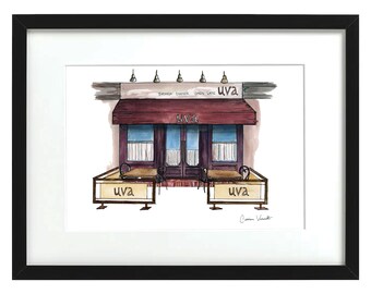 UVA - Aquarell Druck