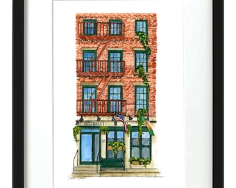 The Dead Rabbit - NYC Storefront - Aquarell Druck
