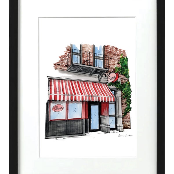 Parm - NYC Storefronts - Watercolor Print