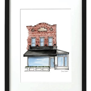 Martha&#39;s Country Bakery - NYC Storefronts - Watercolor Print