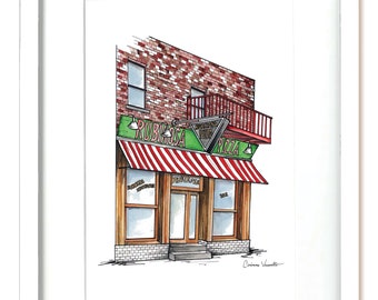 Rubirosa - NYC Storefronts - Watercolor Print