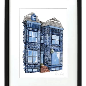 Hank&#39;s Oyster Bar - Old Town Alexandria - Watercolor Print