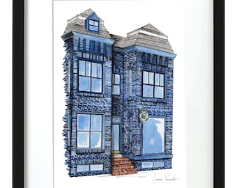 Hank's Oyster Bar - Old Town Alexandria - Watercolor Print