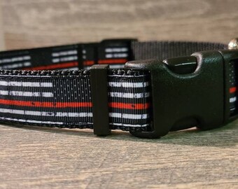 thin red line dog harness