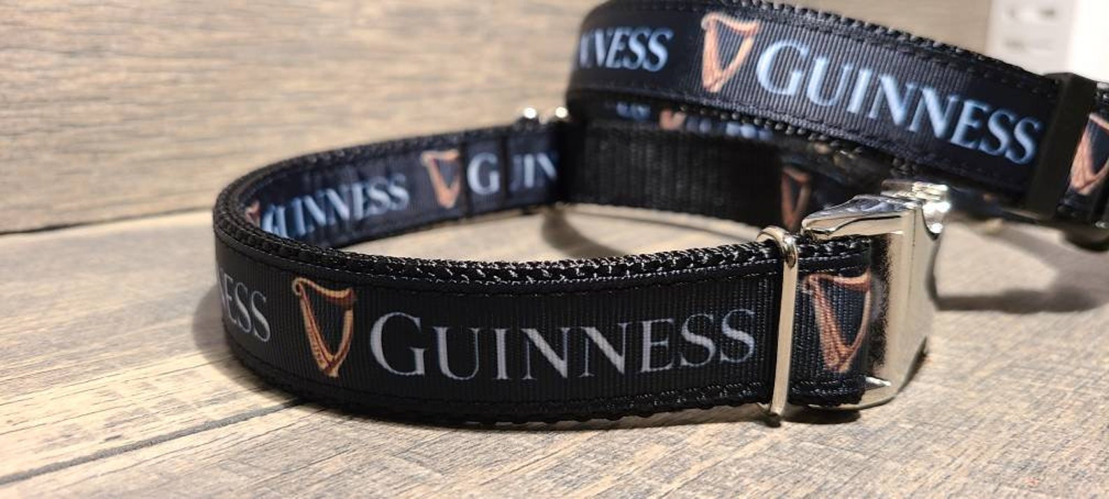 Guinness Inspired Dog Collar With Leash Option | Etsy