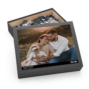 Custom Photo Puzzle, Picture puzzle Personalized photo puzzle,  Anniversary gift, Birthday Gift, Wedding Gift, Custom Jigsaw puzzle with box