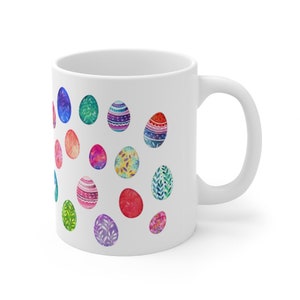 Easter egg Mug, Easter Mug, Easter Bunny Coffee Mug, Easter Gift, easter mug, Easter basket gift, leopard print mug, Kids Easter gift