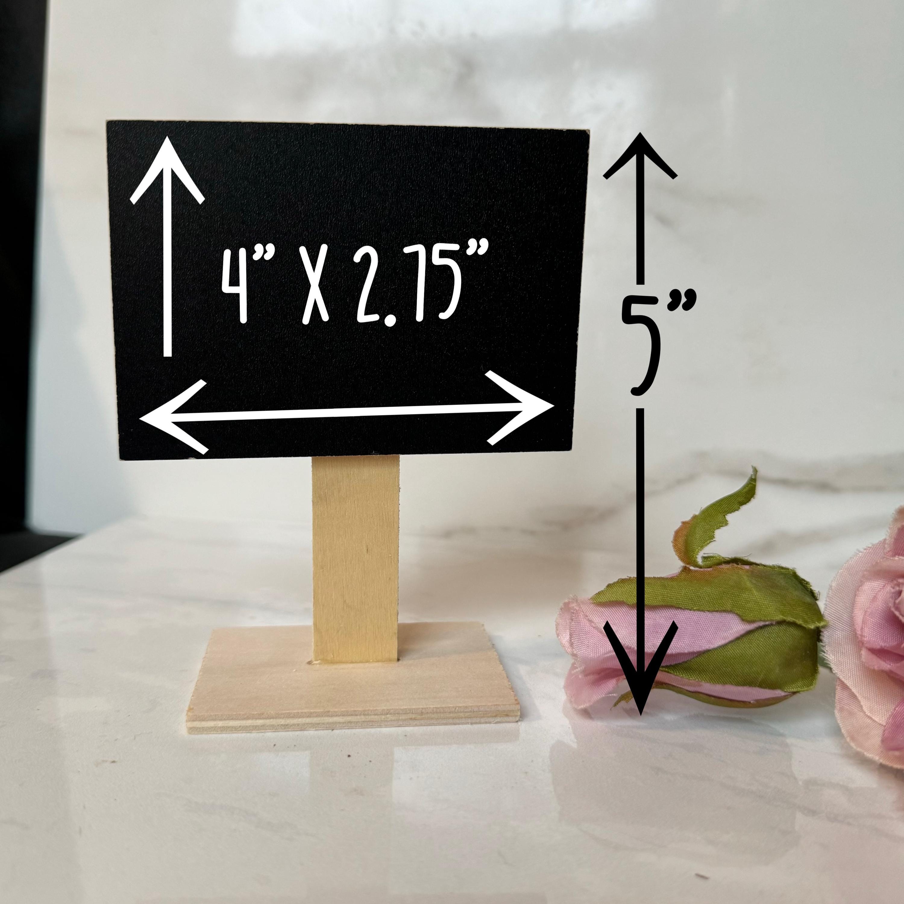 Small Tabletop Sign Mini Table Top Sign, Custom Food Sign, Personalized Small Sign, Table ...