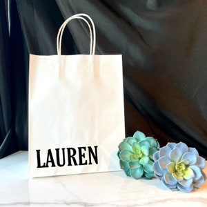 Personalized Gift bag, Party Favor Bags, Wedding Welcome bags, Favor Bags, Custom Favor Bags, Bridesmaid gift bags, Hotel welcome bag