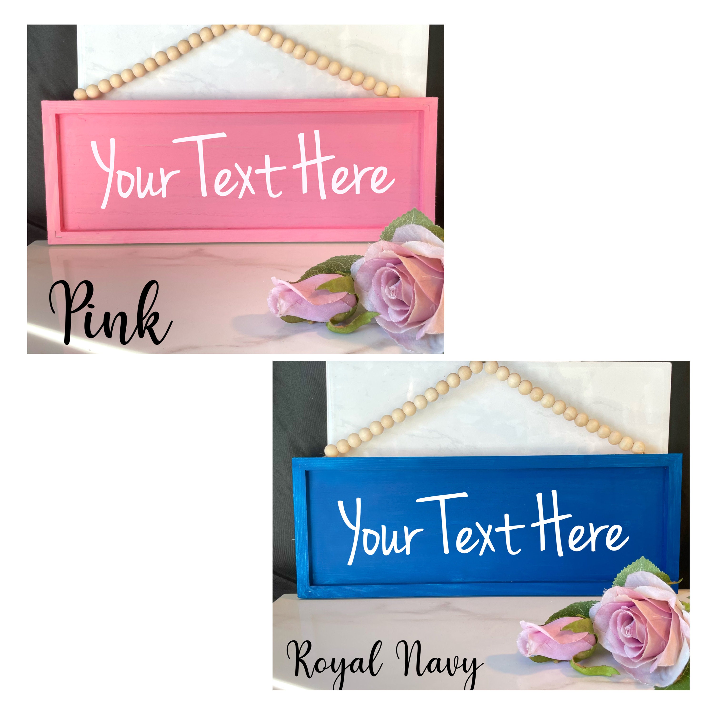 Discover Custom sign, reversible sign, personalized sign, door hanger wall decor hanging wall decor