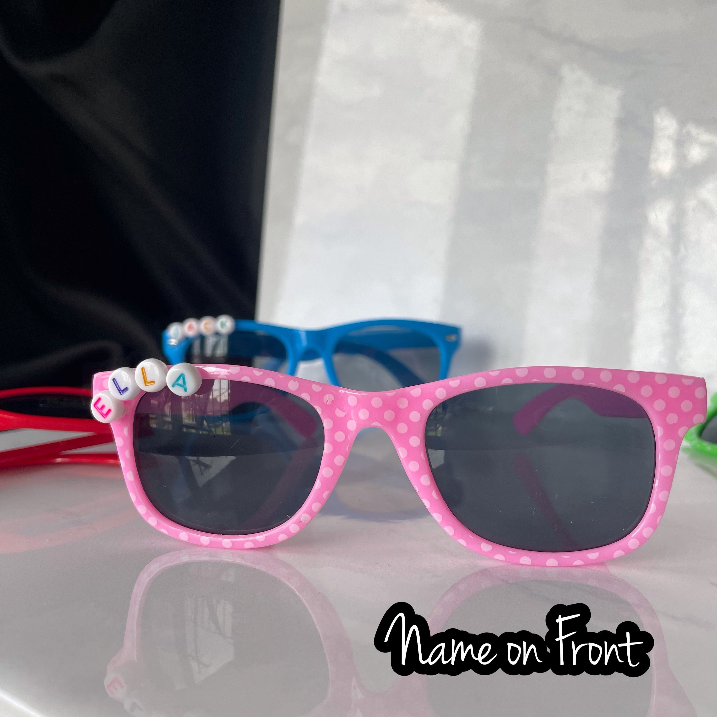 Kids personalized sunglasses custom name glasses summer toys Etsy