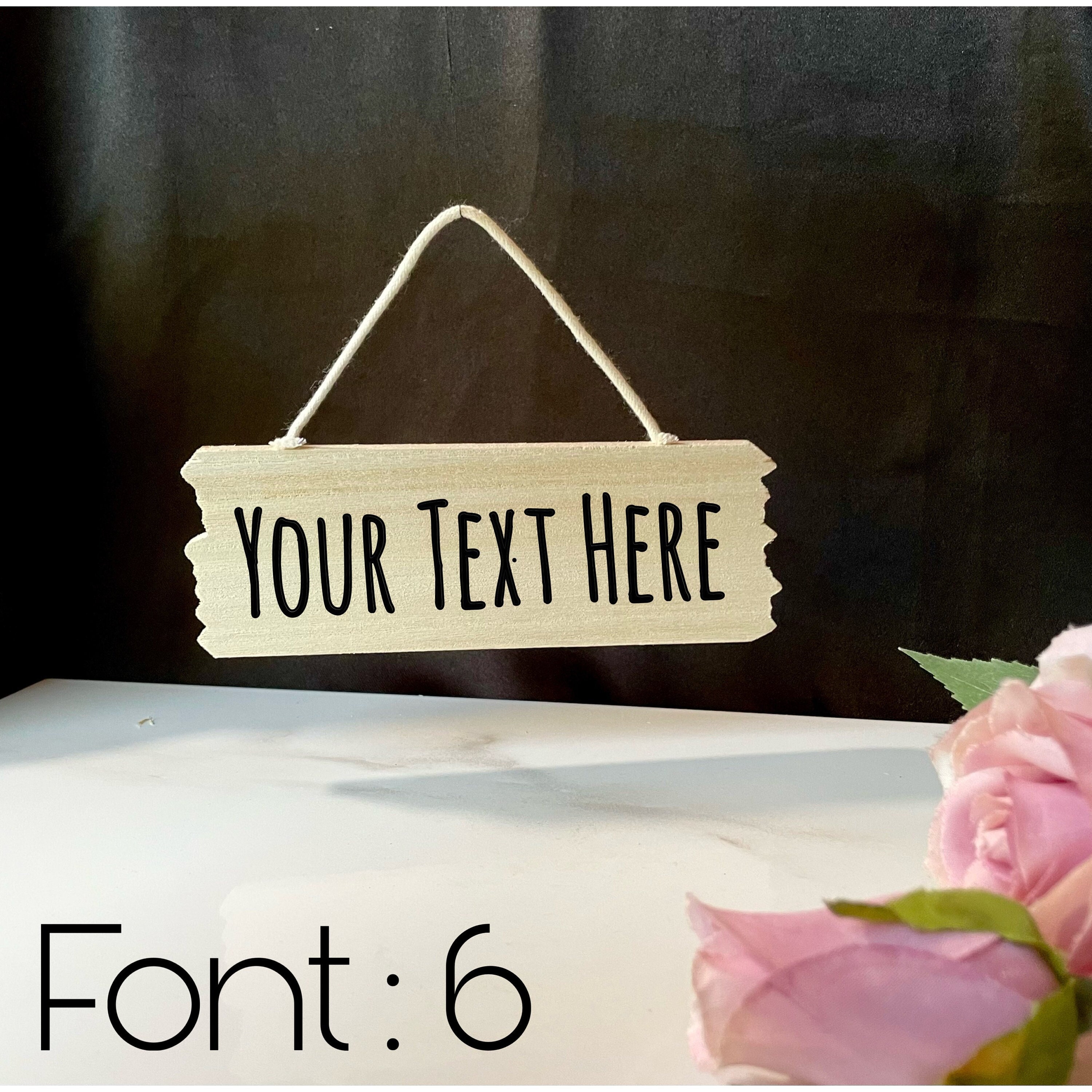 Custom Mini Sign, Small Rustic Wood Sign, Personalized Wood Sign, Small ...