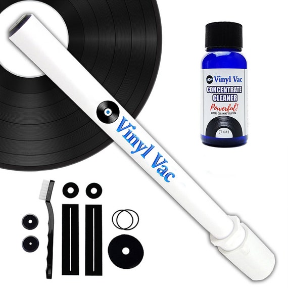 Vinyl Vac 33 Combo Record Cleaning Kit Vinyl Vac 33 With Vinyl Vac  Concentrate Cleaner 1 Oz W/no Alcohol Safe for Your Records 