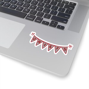 Chiefs Banner Kiss-Cut Stickers