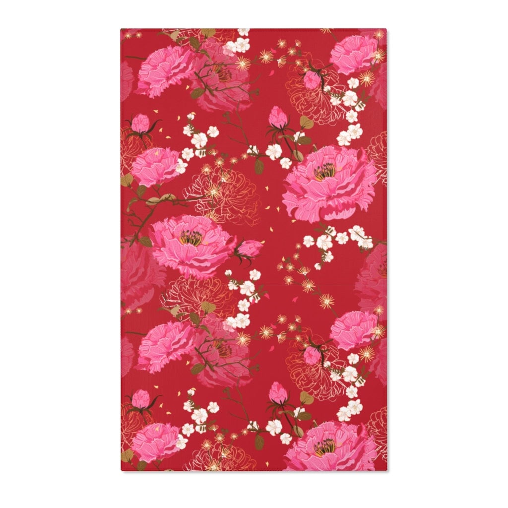 Japanese Cherry Blossom Area rug Etsy