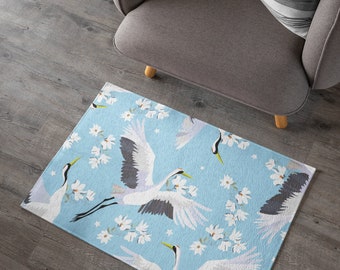 Japanese Crane Rug