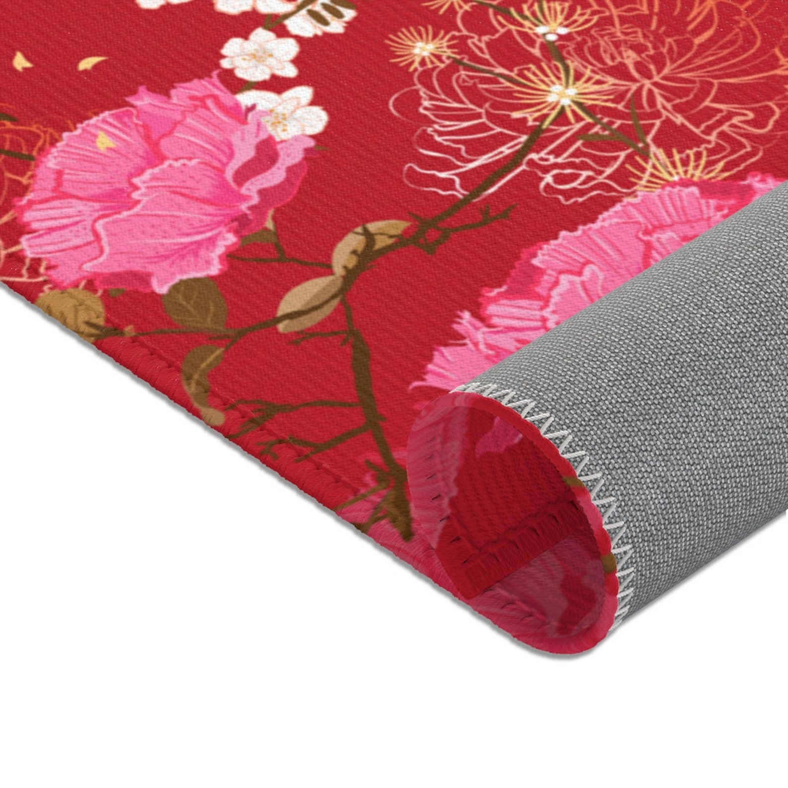 Japanese Cherry Blossom Area rug Etsy