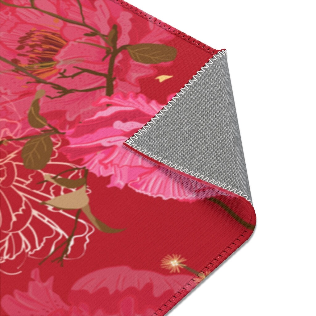 Japanese Cherry Blossom Area rug Etsy